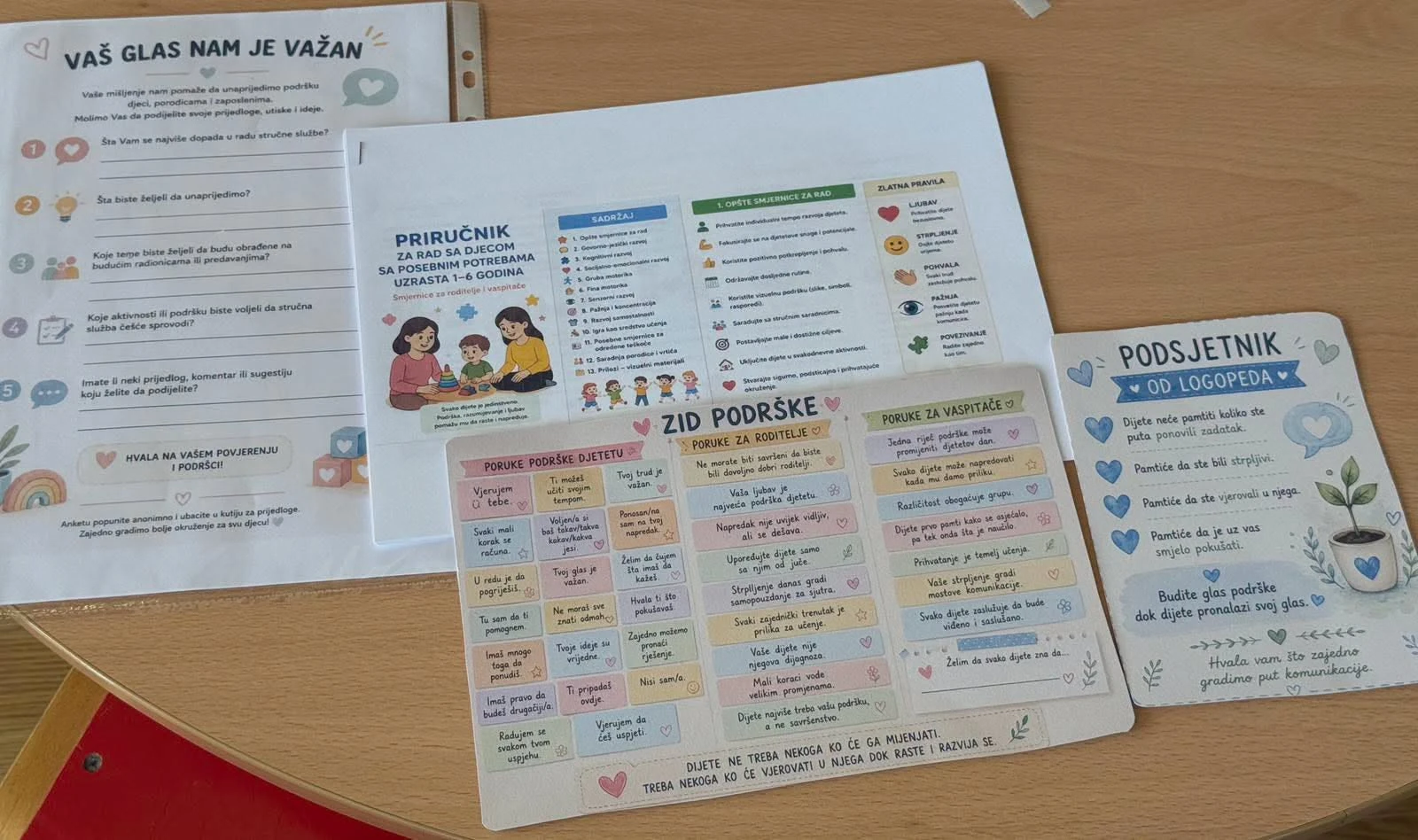 Podrška roditeljima i vaspitačima u radu sa djecom sa posebnim obrazovnim potrebama